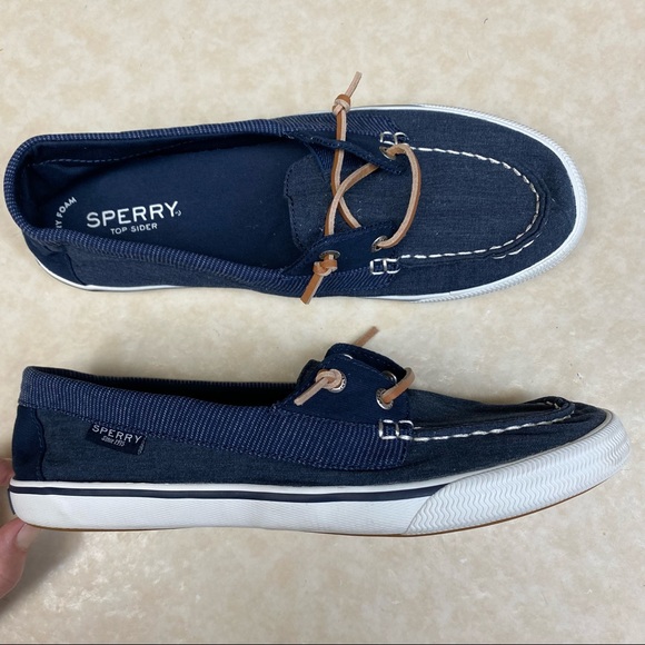 Sperry Shoes - Sperry Lounge Away Canvas Sneaker in blue